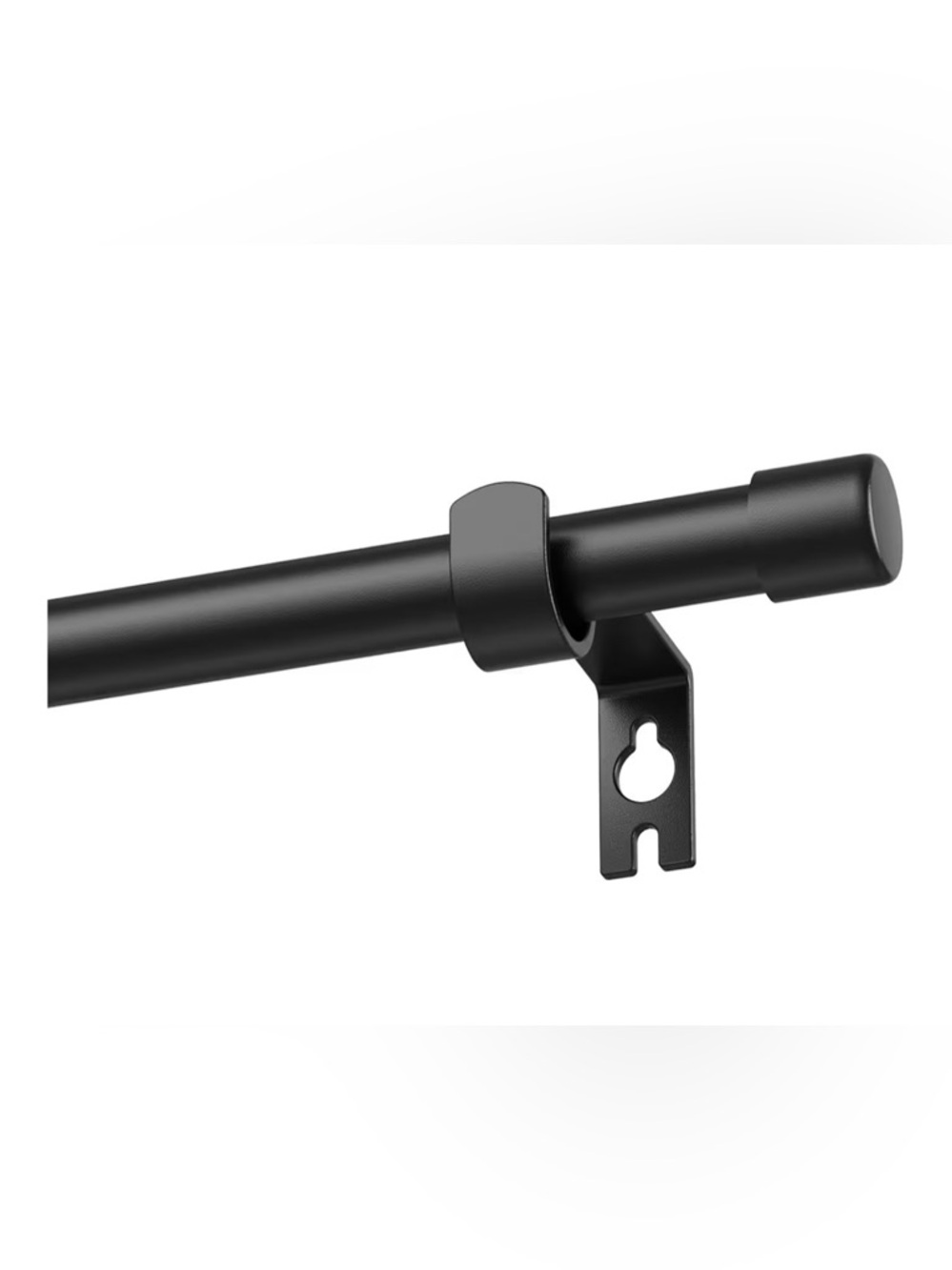 NWT 🖤 Black Curtain Rod Set – 32 to 90 Inch 🖤